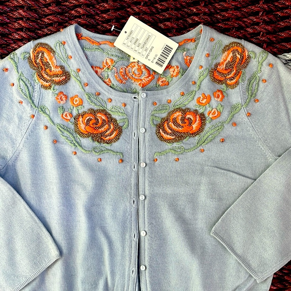 Anthropologie Moth Wool Cardigan S